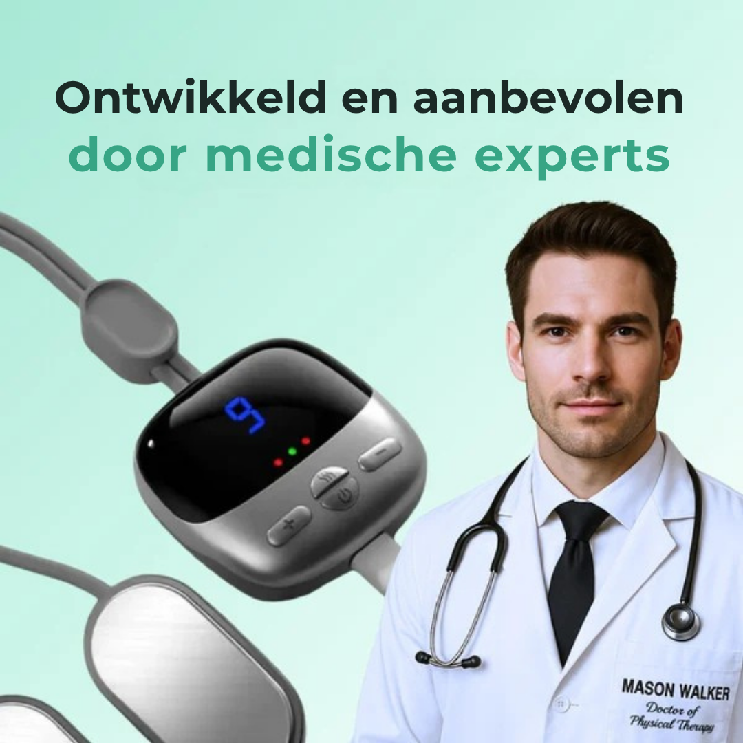 Vitalora NeckRestore™ | Slimme EMS Nekmassager voor Nekbult & Chronische Nekpijn