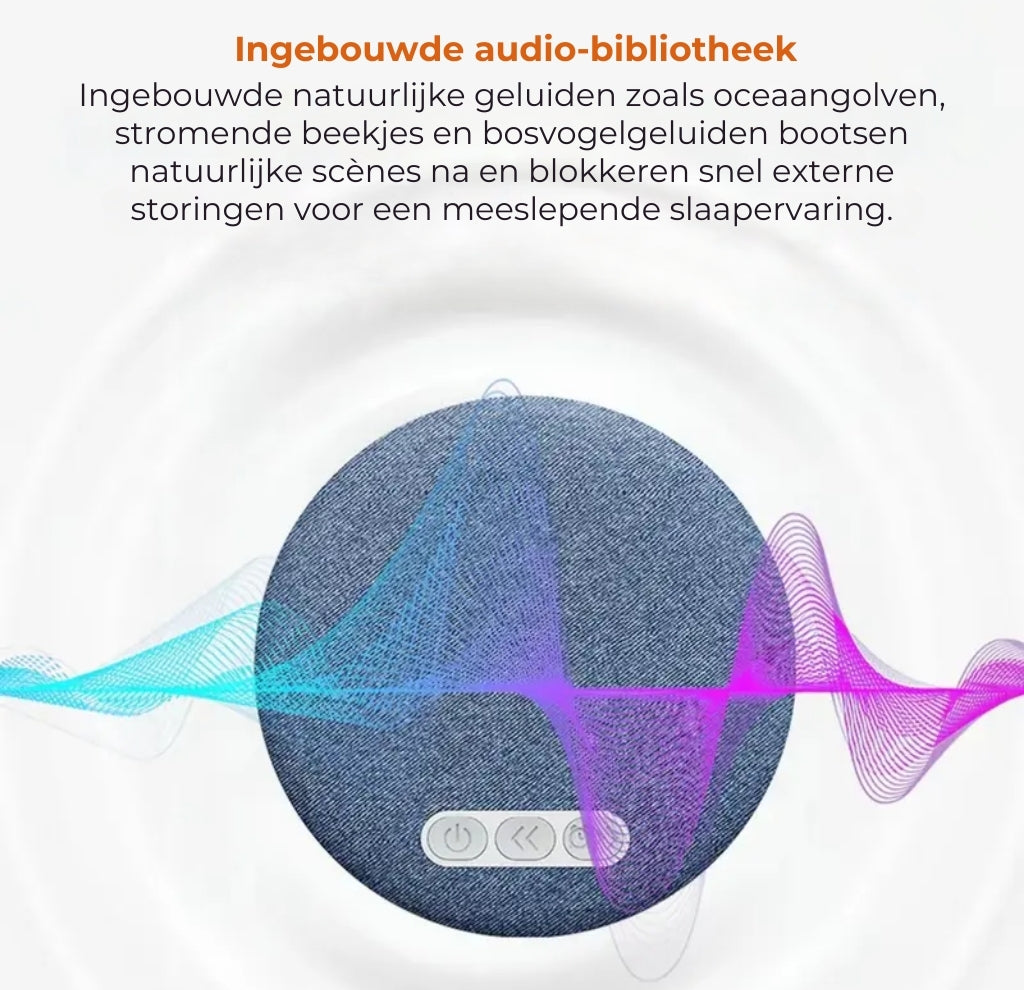 Vitalora SleepWave™  Slaap Dieper, Ontwijk Beter – Ultradunne Bluetooth Slaapspeaker