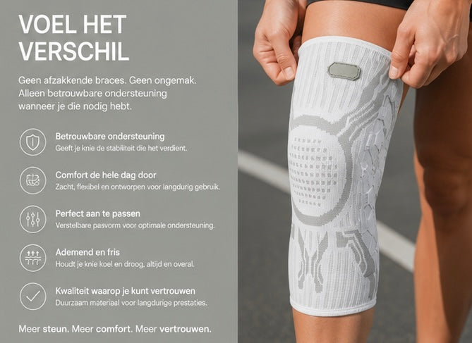 Vitalora PowerBrace™ | Verstelbare Kniebrace voor Optimale Ondersteuning en Stabiliteit