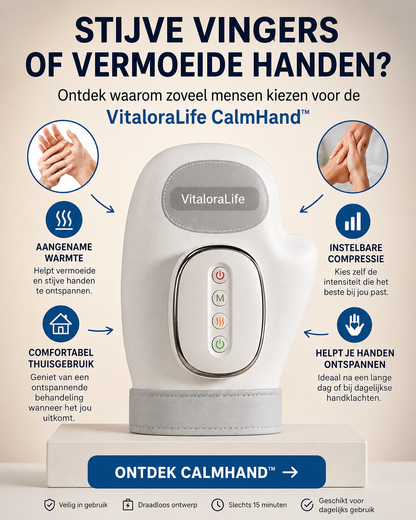VitaloraHand Pro™| Rust Voor Je Handen, Altijd &amp; Overal – Handmassager
