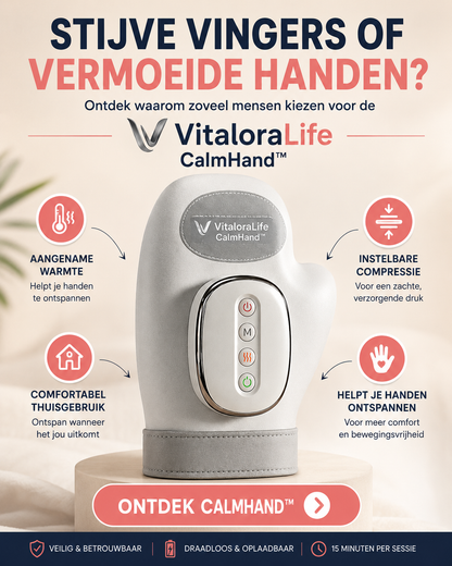 VitaloraHand Pro™| Rust Voor Je Handen, Altijd &amp; Overal – Handmassager