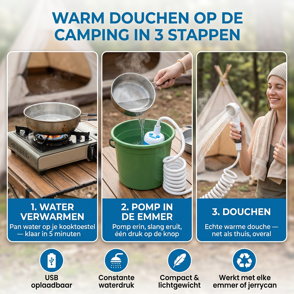 Vitalora AquaFlow™ Draagbare Waterpomp Kit
