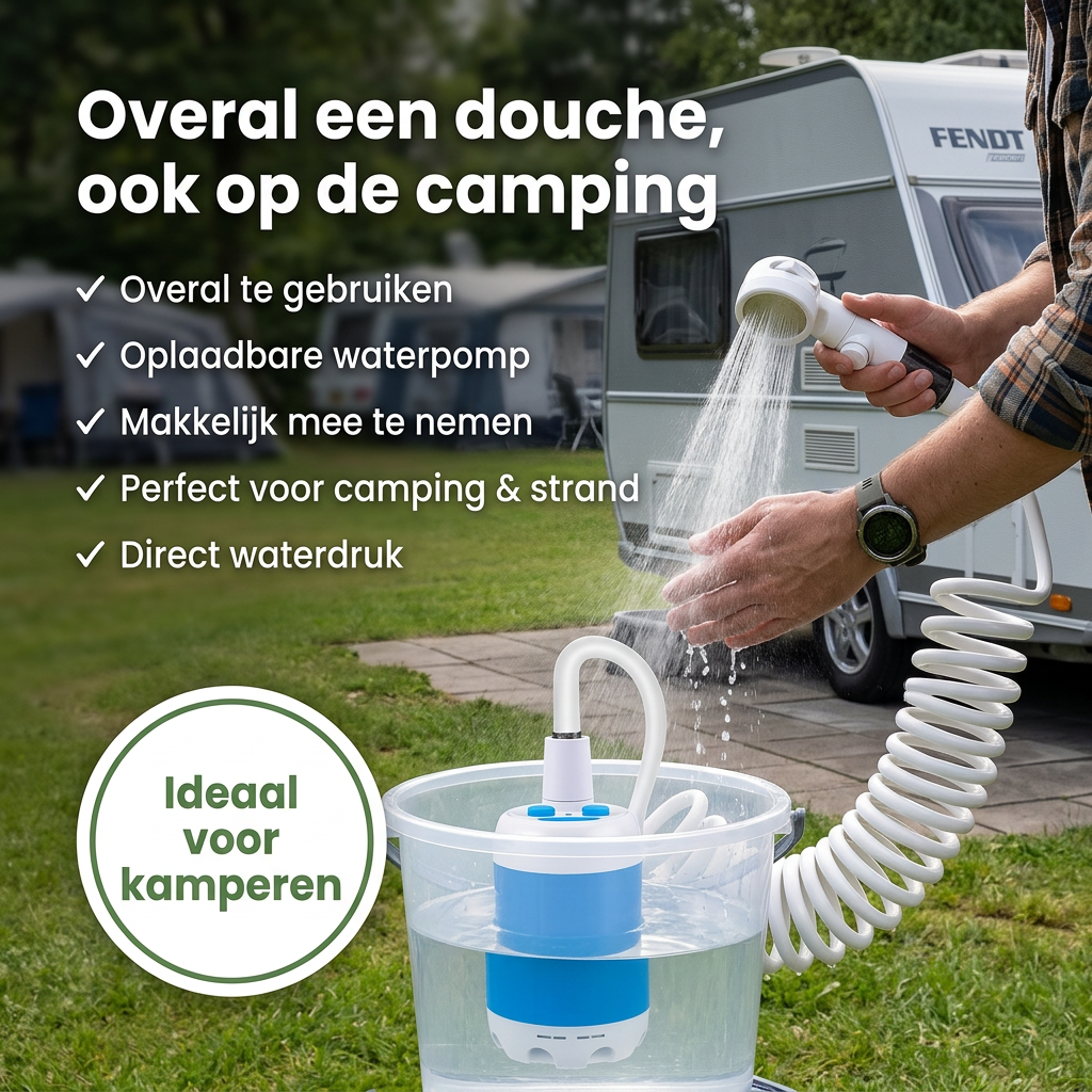 Vitalora AquaFlow™ Draagbare Waterpomp Kit