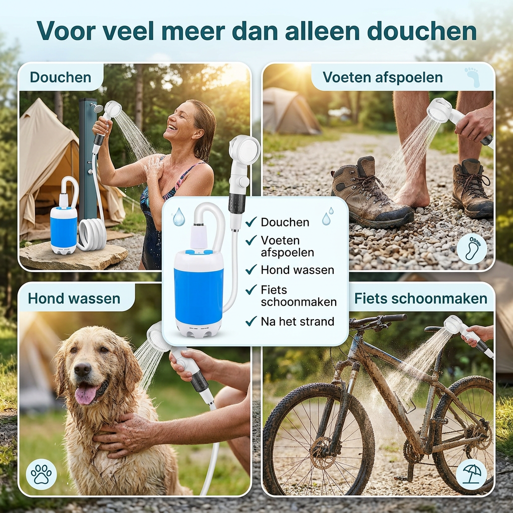 Vitalora AquaFlow™ Draagbare Waterpomp Kit