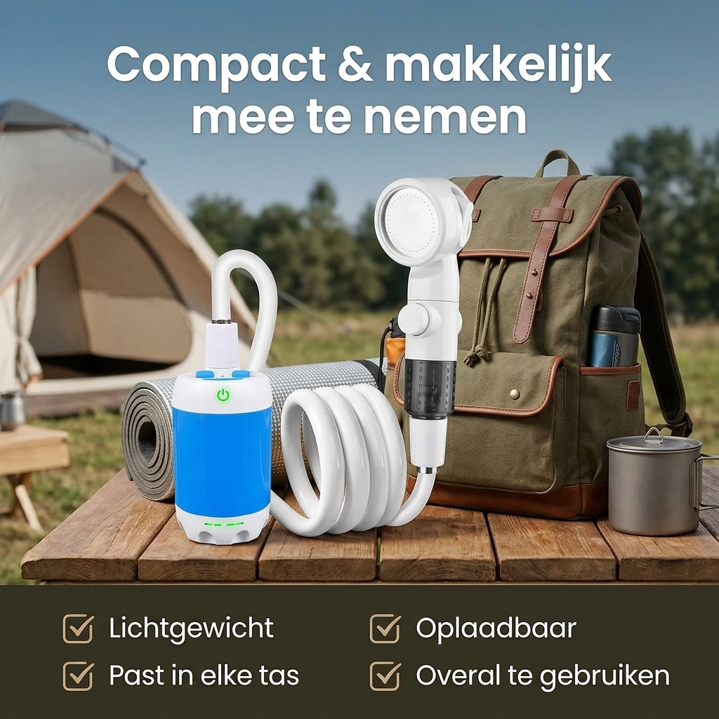 Vitalora AquaFlow™ Draagbare Waterpomp Kit
